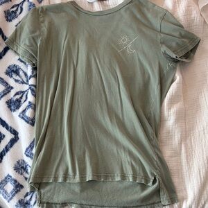 Women's Green Graphic Tee